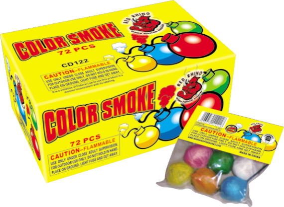 Color Smoke Ball  x6