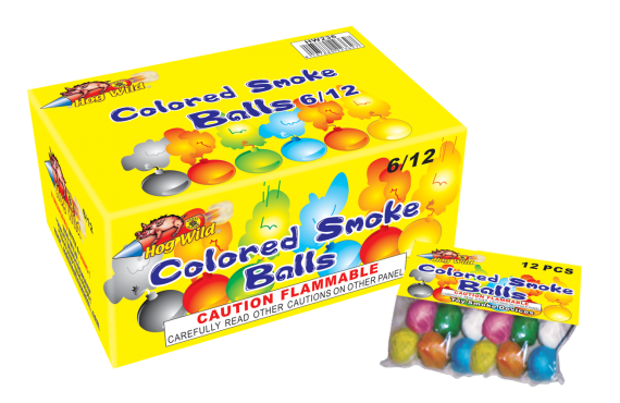 Color Smoke Ball Box 6x12