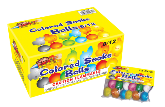 Color Smoke Ball Box 6x12